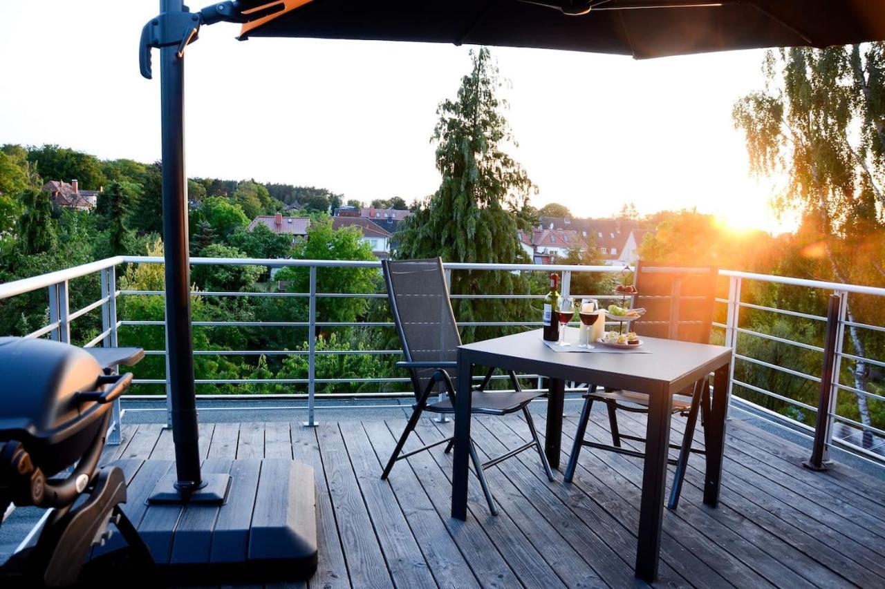 Appartement Weitblick-Loft Mit Terrasse à Rostock Extérieur photo