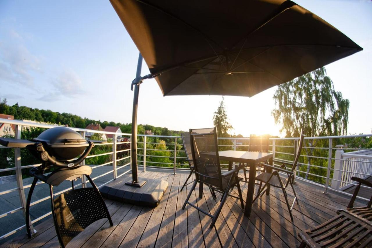 Appartement Weitblick-Loft Mit Terrasse à Rostock Extérieur photo